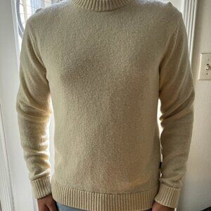 Patagonia Men's Recycled Wool-Blend Sweater in Natural